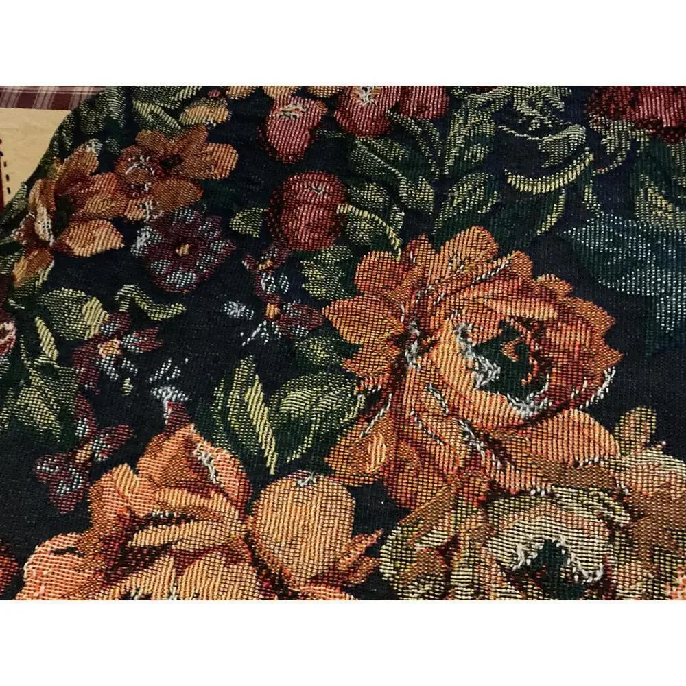 Vintage Floral Table Runner Tapestry